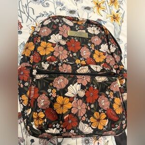 Ju-Ju-Be Women's Backpack - Red, Orange, Yellow Floral